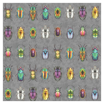 Beetle Jewels Wallpaper, Multicoloured