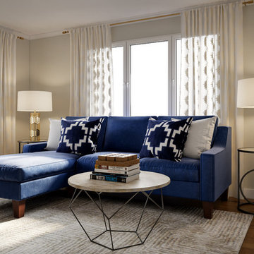 Combined Living Room and Dining Room