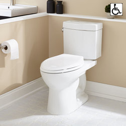 LUTHER TWO-PIECE ELONGATED TOILET - ADA COMPLIANT - Toilets