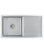 vidaXL Handmade Kitchen Sink with Strainer Stainless Steel Under-Mount Sink