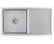 vidaXL Handmade Kitchen Sink with Strainer Stainless Steel Under-Mount Sink