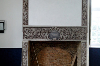 Restauration d'une cheminée XVIIéme siècle