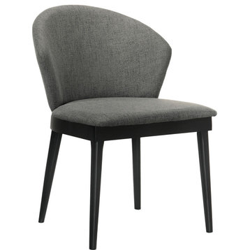 Juno Dining Chairs (Set of 2) - Black, Charcoal