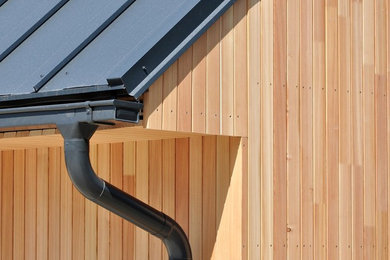 Inspiration for a scandinavian exterior home remodel in San Francisco