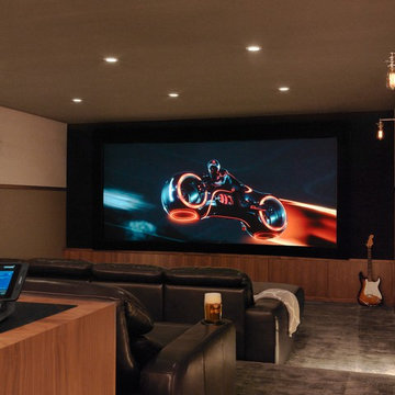 Basement Media Area