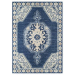 Momeni - Momeni Anatolia ANA-3 5'3"x7'6" Navy Rug - This Machine Made rug would make a great addition to any room in the house. The plush feel and durability of this rug will make it a must for your home. Quick Delivery - Satisfaction Guaranteed