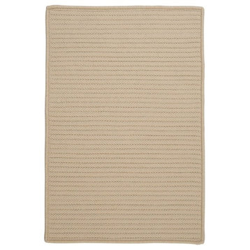 Simply Home Solid Rug, Linen, 3'x5'