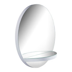 Vanita Console Mirror in White - Products