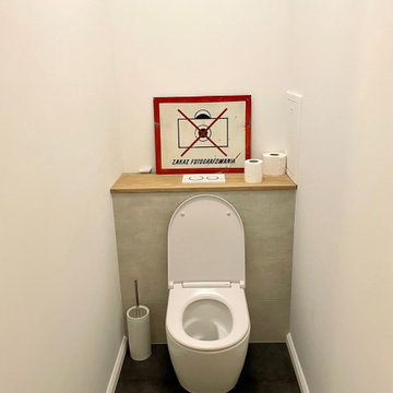 WC : rénovation WC standard de 2000 en WC suspendu de 2023