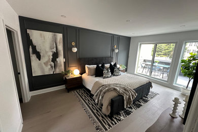 Cottage chic bedroom photo