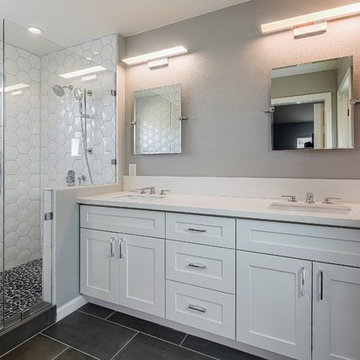 San Jose Master Bathroom Remodel with 3D Tile Installation