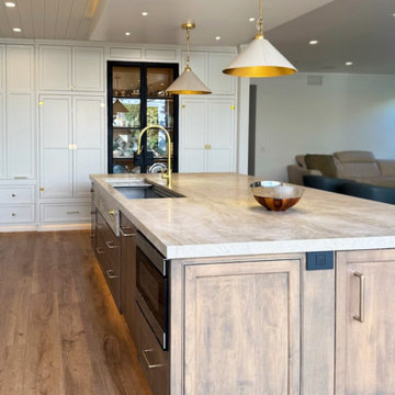Kitchen remodel in San Clemente - 60" Stainless Steel Workstation Sim