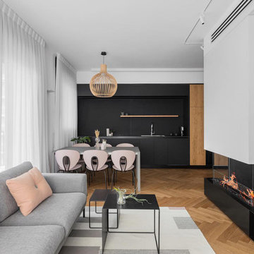 Energy Efficient Fireplace with Ethanol