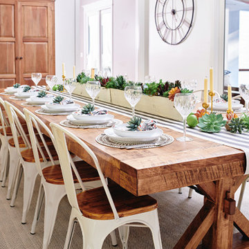Modern Farmhouse Vaulted Great Room