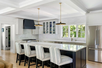 Farmhouse kitchen photo in Boston