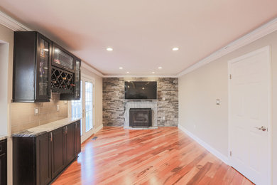 Living room - transitional living room idea in Baltimore