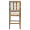 Sara Upholstered Counter Stool, Neutral - French Country - Bar Stools ...