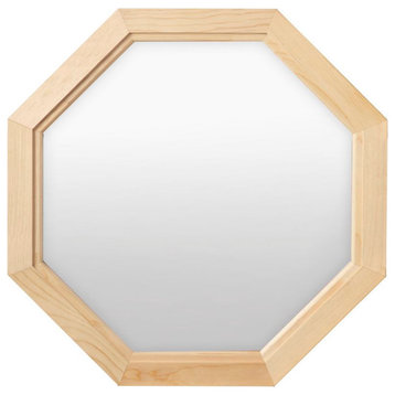 Standard Size Replacement Octagon Wood Sash Hinged Right Low-E