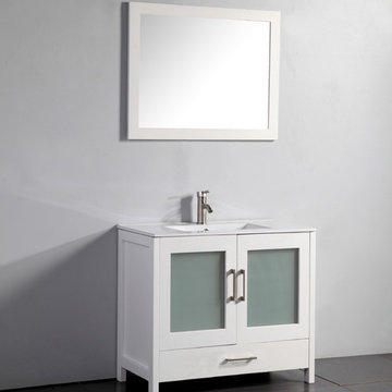 Argentina 48" Single Under-mount Sink Bathroom Vanity Set - White