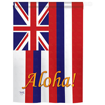 States Hawaii 2-Sided Vertical Impression House Flag
