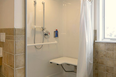 Inspiration for a transitional bathroom remodel in New York