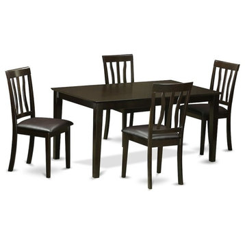 5-Piece Dining Room Set, Dining Table And 4 Dining Room Chair