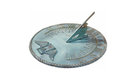 Sundial Verdigris Solid Brass 10"