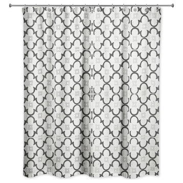 Rustic Tile Pattern 1 71x74 Shower Curtain