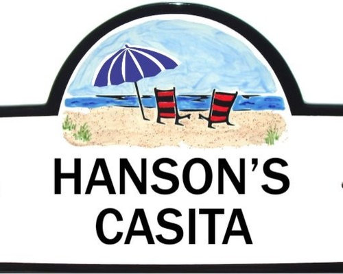Beach House Plaques And Number Signs