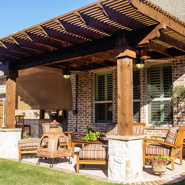 Patio Arbor with grill