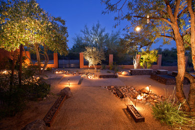 Design ideas for a southwestern landscaping in Phoenix.