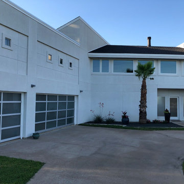 Frosted Glass Garage Doors