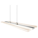 Elan Lighting - Elan Lighting 83459 Colson - 25" 28.8W 144 LED Island Pendant - Canopy Included: TRUE  Shade Included: TRUE  Canopy Diameter: 12.50 x 5 Dimable: TRUE  Color Temperature: 3200  Lumens: 1616  Driver/Transformer: Dimmable,Class 2 DriverColson 25" 28.8W 144 LED Island Pendant Chrome Etched Acrylic Glass *UL Approved: YES *Energy Star Qualified: n/a  *ADA Certified: n/a  *Number of Lights: Lamp: 144-*Wattage:28.8w LED bulb(s) *Bulb Included:Yes *Bulb Type:LED *Finish Type:Chrome