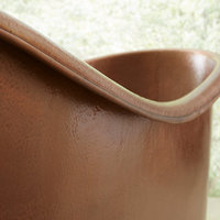 Euclid 6' Copper Freestanding Bathtub with Faucet and Drain Kit