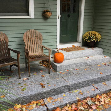 Front Walkway with Dual Granite Entrances