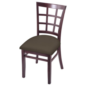 3130 18 Chair with Dark Cherry Finish and Canter Earth Seat