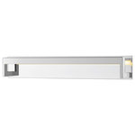 Z-Lite - Z-Lite 1925-37V-LED Linc 1 Light 37"W Integrated LED Bath Bar - Chrome - Features Steel construction Frosted acrylic light diffuser Integrated LED lighting Mountable horizontally or vertically Dimmable CUL and ETL rated for damp locations Meets ADA standards Dimensions Height: 5-1/8" Width: 37" Extension: 4" Product Weight: 9.9 lbs Electrical Specifications Bulb Base: Integrated LED Number of Bulbs: 1 Bulb Included: Yes Lumens: 1488 Total Max Wattage: 28.5 watts Voltage: 120 volts Color Temperature: 3000K Color Rendering Index: 90CRI