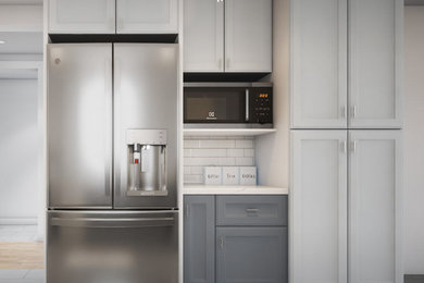 Example of a kitchen design in Seattle