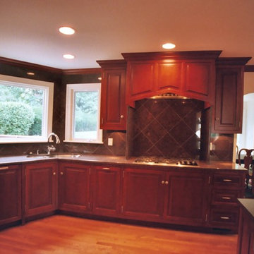 INDIAN COOKING KITCHEN REMODEL WITH TEMPLE UPSTAIRS