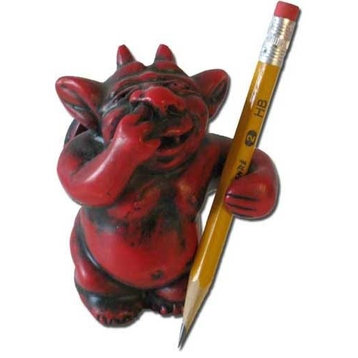 Lill Demon Pencil Holder 3 Gargoyle Sculpture