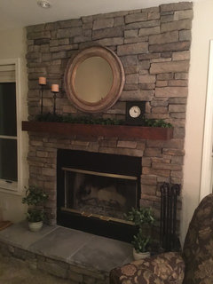 Petrified Wood Fireplace