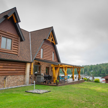 Concrete Log Siding Homes