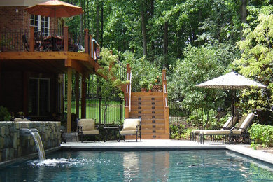 Design ideas for a traditional pool in DC Metro.