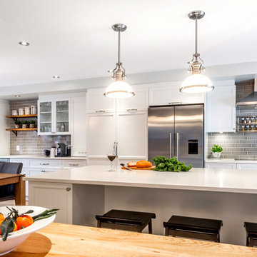 Cozy white kitchen