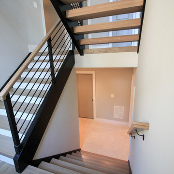 Project #52 | Minimalist Open Riser Stairway