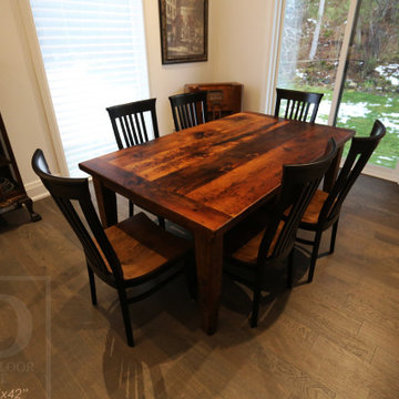 Reclaimed Wood Harvest Tables