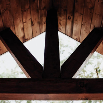 Tudor Gable + Pergola