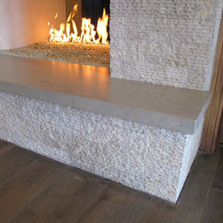 Palos Verdes Rustic Modern Residence CC - Indoor Fireplaces