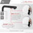 STYLISH Single Handle Pull Down Matte Black Kitchen Faucet