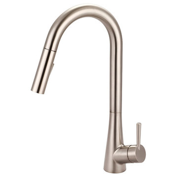 Olympia Faucets K-5025 i2 1.5 GPM 1 Hole Kitchen Faucet - Brushed Nickel